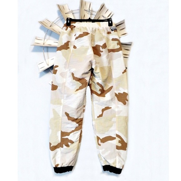 Adidas RYV Camouflage Track Pants Windbreaker Joggers Leg Logo Tape Size Small - Picture 6 of 14